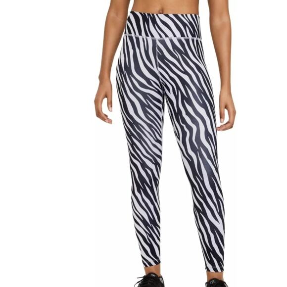 NWT Nike One Icon Clash 7/8 Printed Legging - Picture 1 of 7